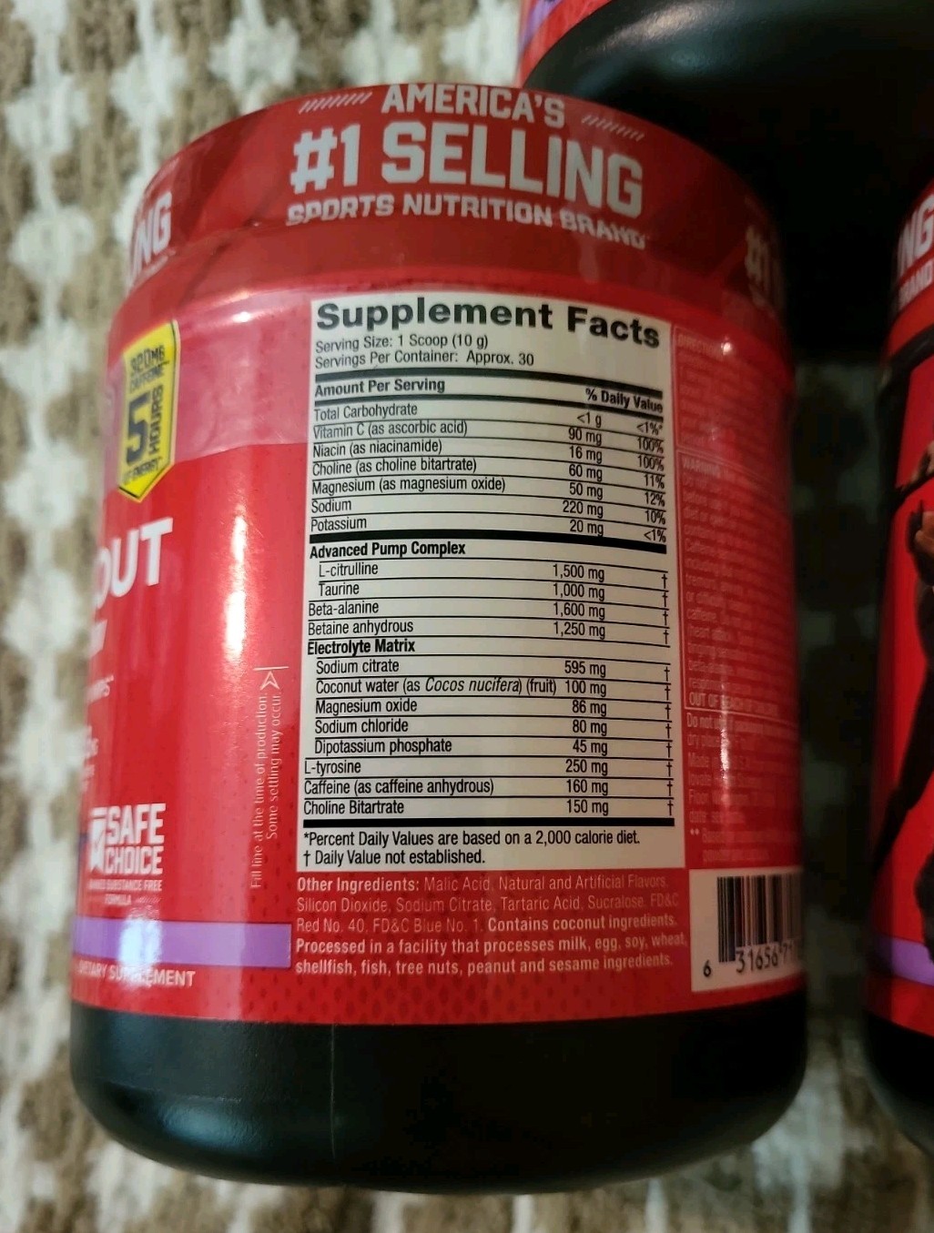 3 Sixstar Pre-Workout Explosion Grape 10.19oz -EXP: 7/27