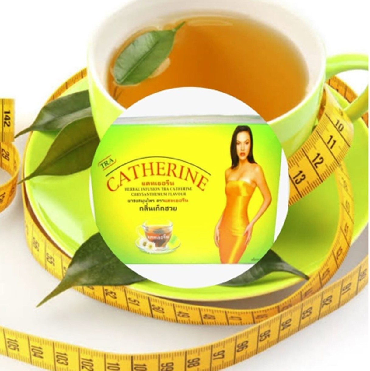 6x A Catherine Herb Tea Chrysanthemum S li mming De to x Natural Weight 192 sach