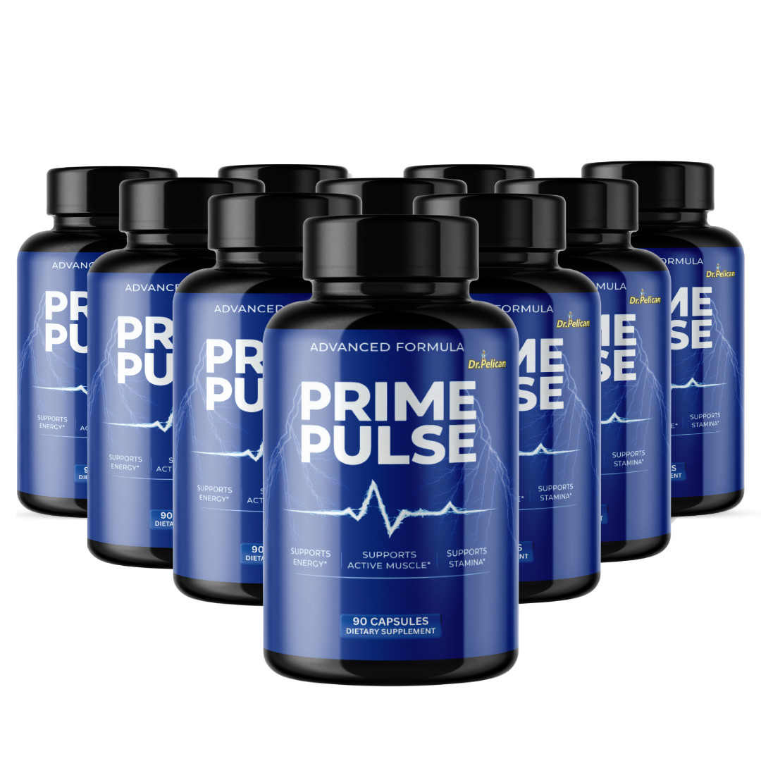 Prime Pulse- Bodybuilding & Men’s Health Support- 10 Bottles- 900 Capsules