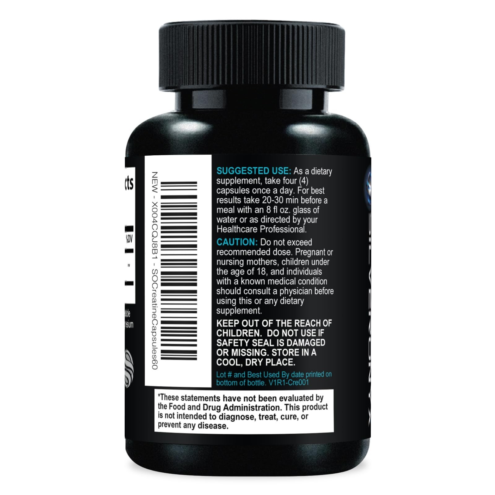 Creatine Monohydrate 3000mg Per Serving – 3X Strength Micronized Creatine Pow…