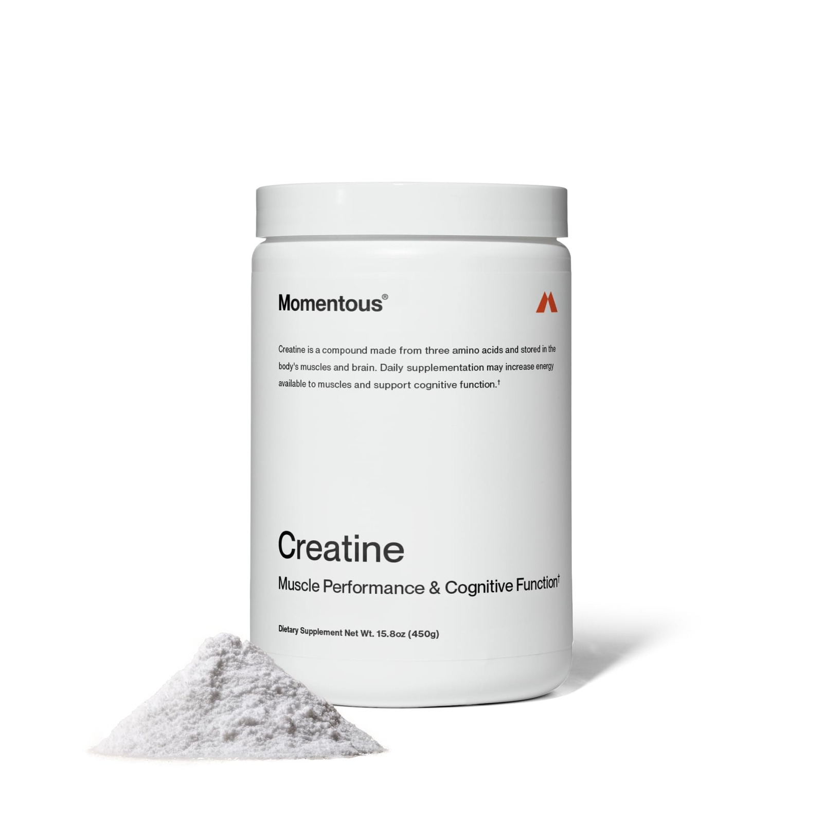 Momentous Creatine Monohydrate Powder 90 Servings Supports Muscle Recovery