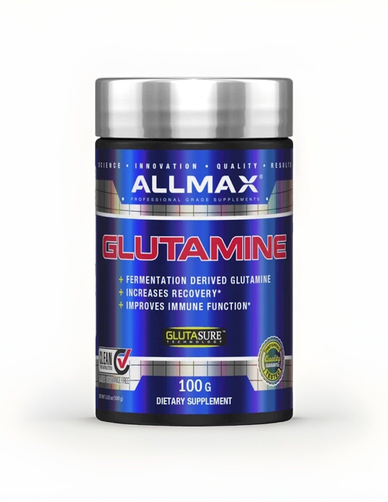 Glutamine, 3.53 oz (100 g) exp: 05/26 Immune Health, Recovery, Strength