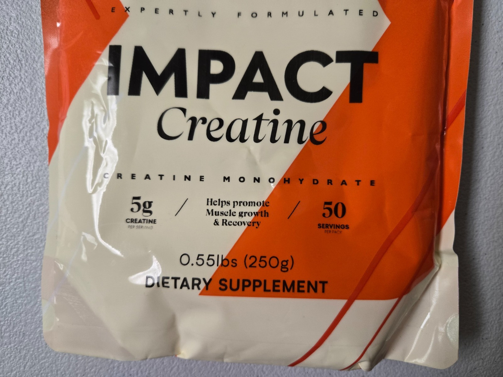 Myprotein Impact Creatine Monohydrate Powder .55lb 50Servings Pure Unflavored