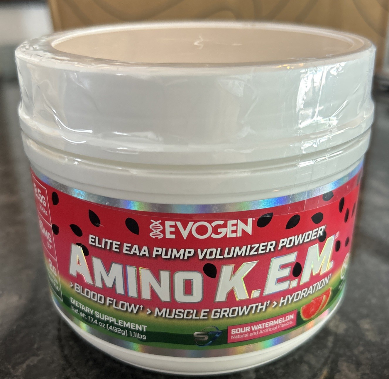 Evogen Watermelon Amino K.E.M. EAA BCAA Powder Pump Volumizer BCAAs are ex 11/26