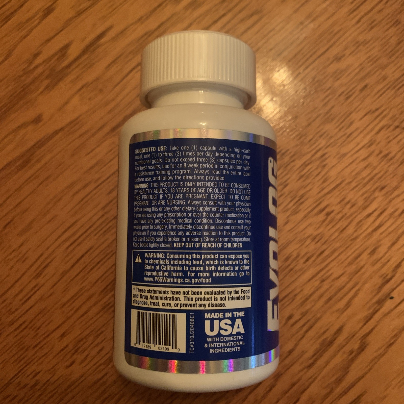 Evogen Nutrition EvoLog Elite Nutrient Partitioning Agent 60 CAPS 09/26