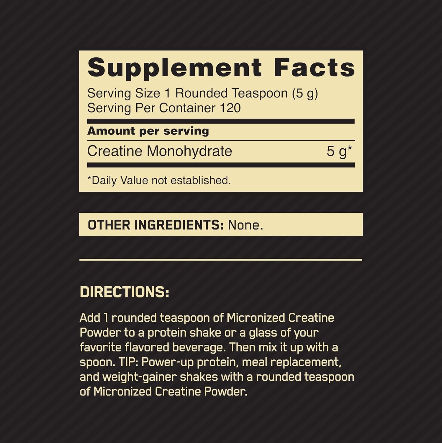 Creatine Monohydrate Powder Unflavored 120 Servings Muscle Growth Endurance