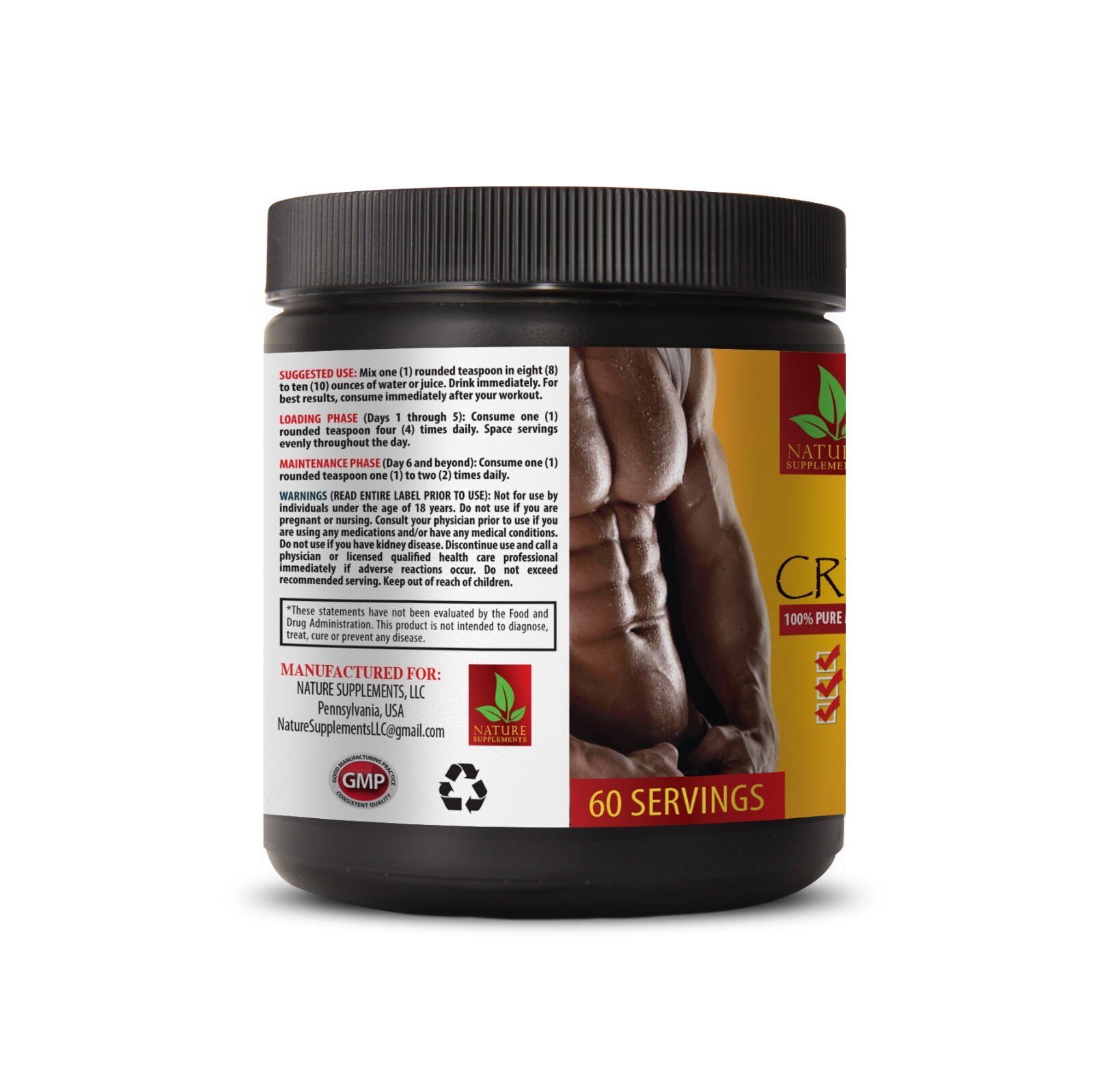 muscle building supplements – GERMAN MICRONIZED CREATINE 300g – muscle recovery
