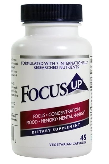 Focus Up Brain & Energy Support-For Memory/Focus/Mood/Mental Clarity EXP04:/27