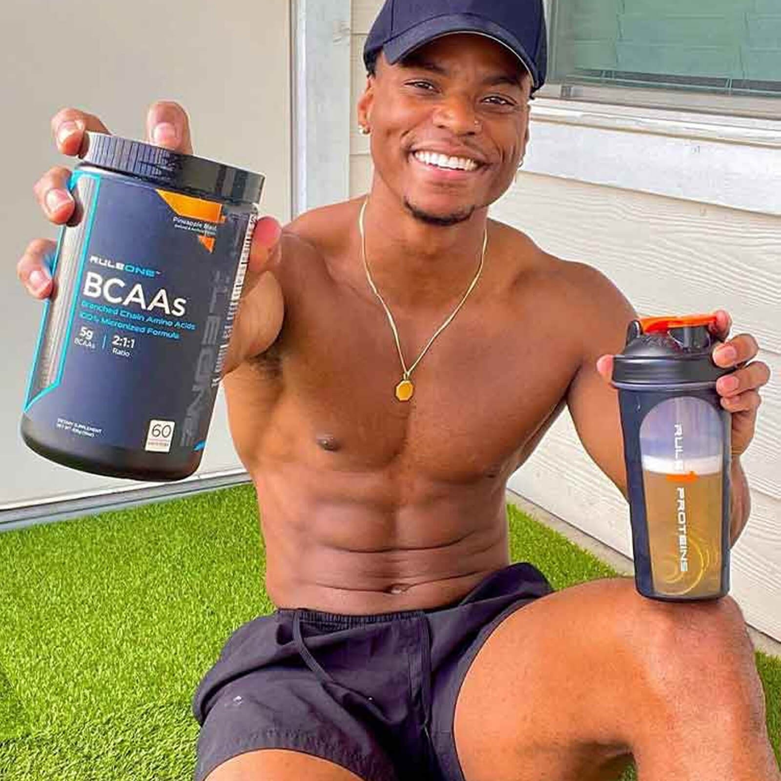 RULE 1 BCAA 60 serv Pineapple Blast Branched Chain Amino Acids 426g