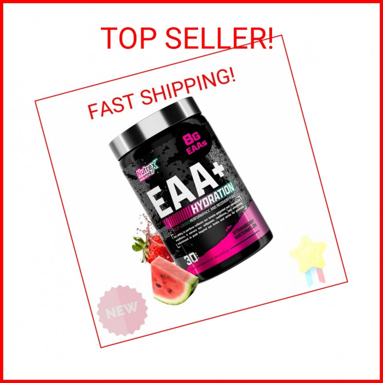 Nutrex Research EAA Hydration | EAAs + BCAA Powder | Muscle Recovery, Strength,