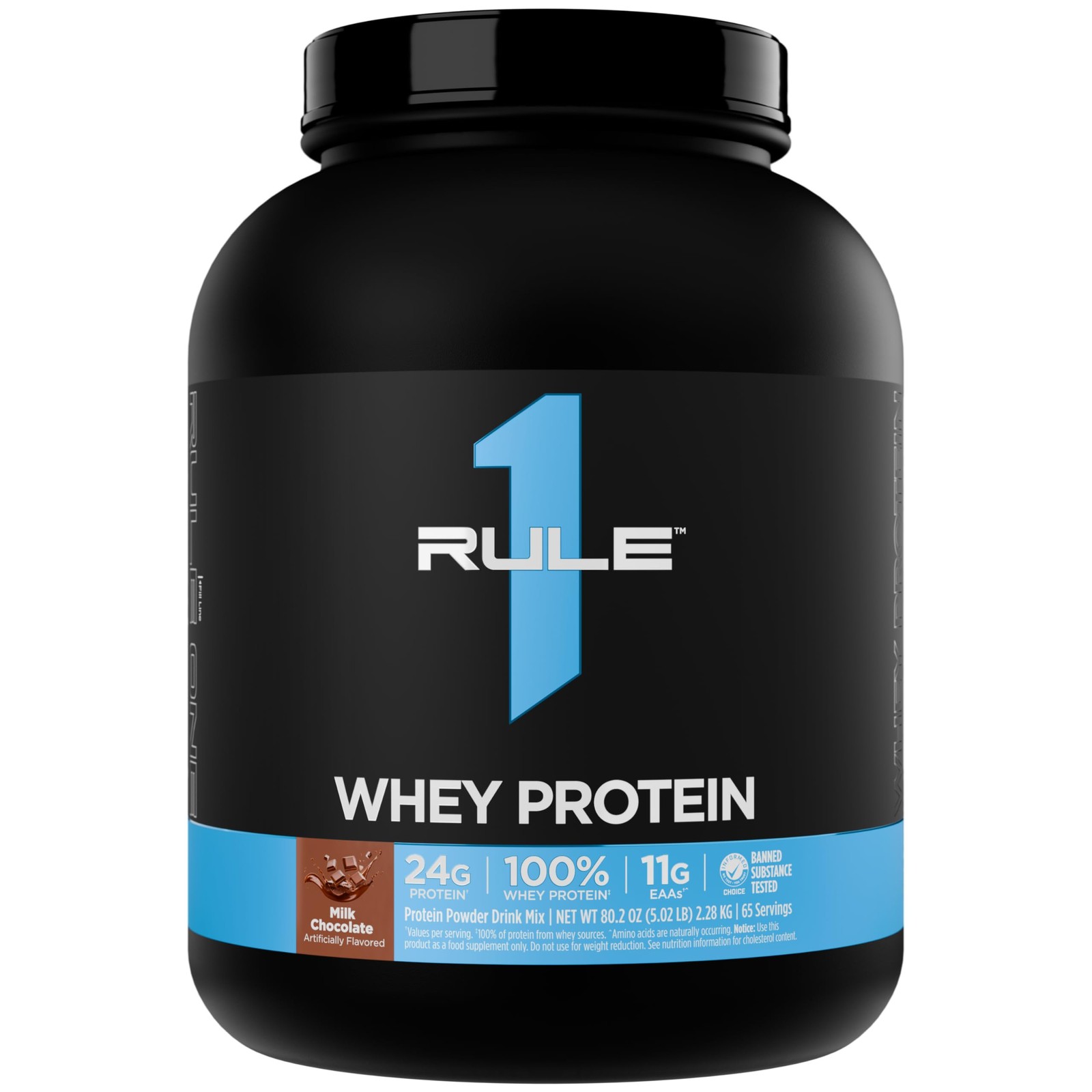 Rule 1 Proteins Whey Protein – 24g FastActing Protein from AllWhey Sources wi…
