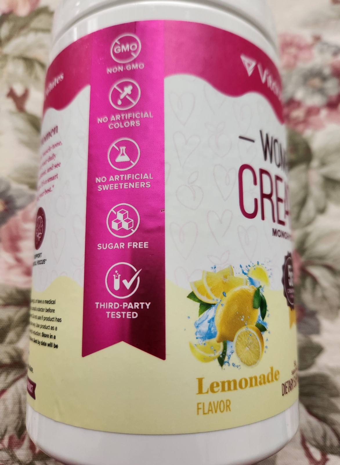 Vitauthority Women’s Micronized Creatine Monohydrate Powder ~ LEMONADE FLAVOR
