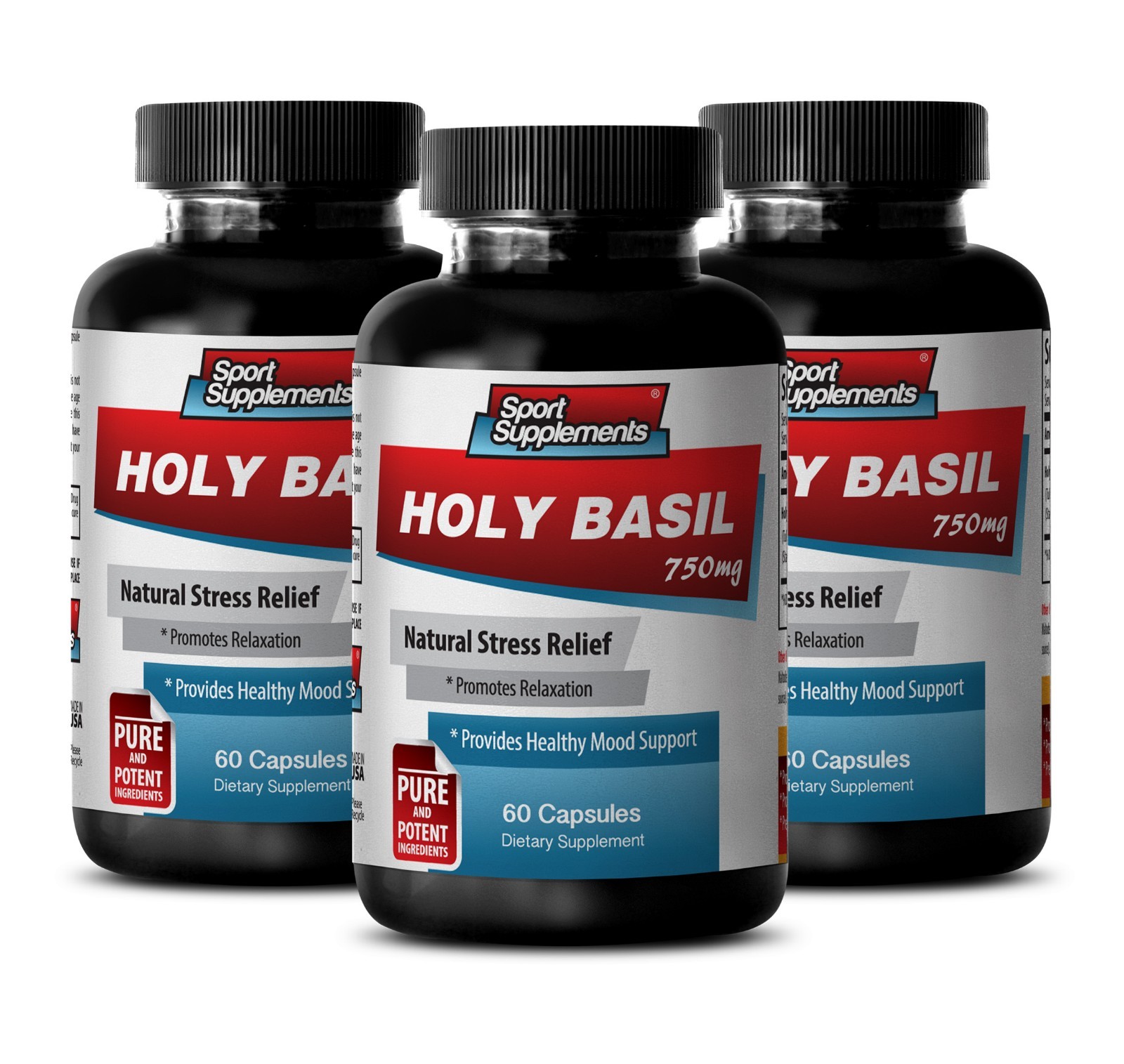 Brain Vitamins – Holy Basil Extract 750mg – Protect Your Joints Capsules 3B