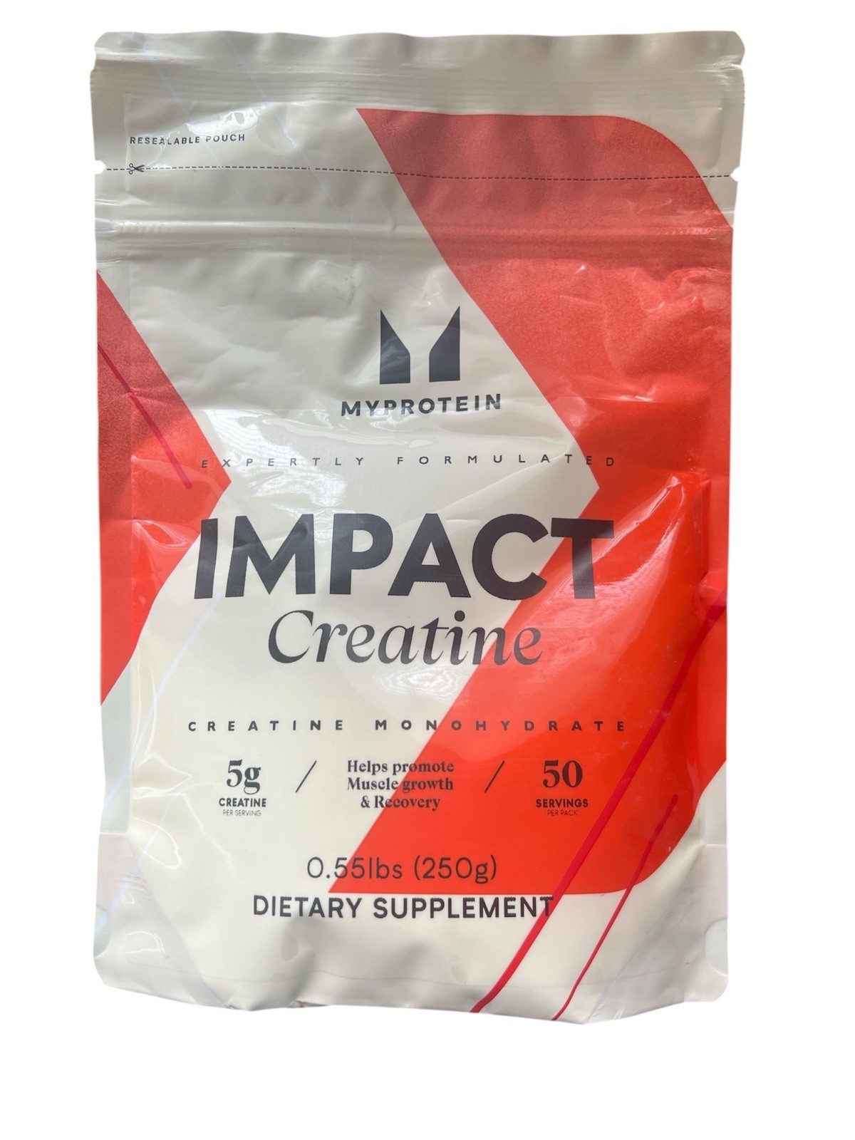 Myprotein Impact Creatine Monohydrate Powder .55lb 50Servings Pure Unflavored
