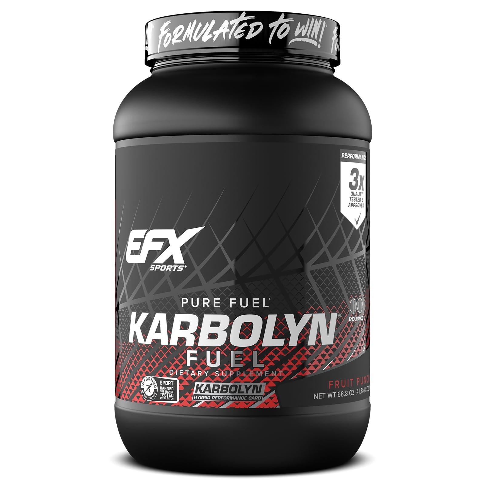 EFX Sports Karbolyn Fuel | FastAbsorbing Carbohydrate Powder | Carb Load, Sus…