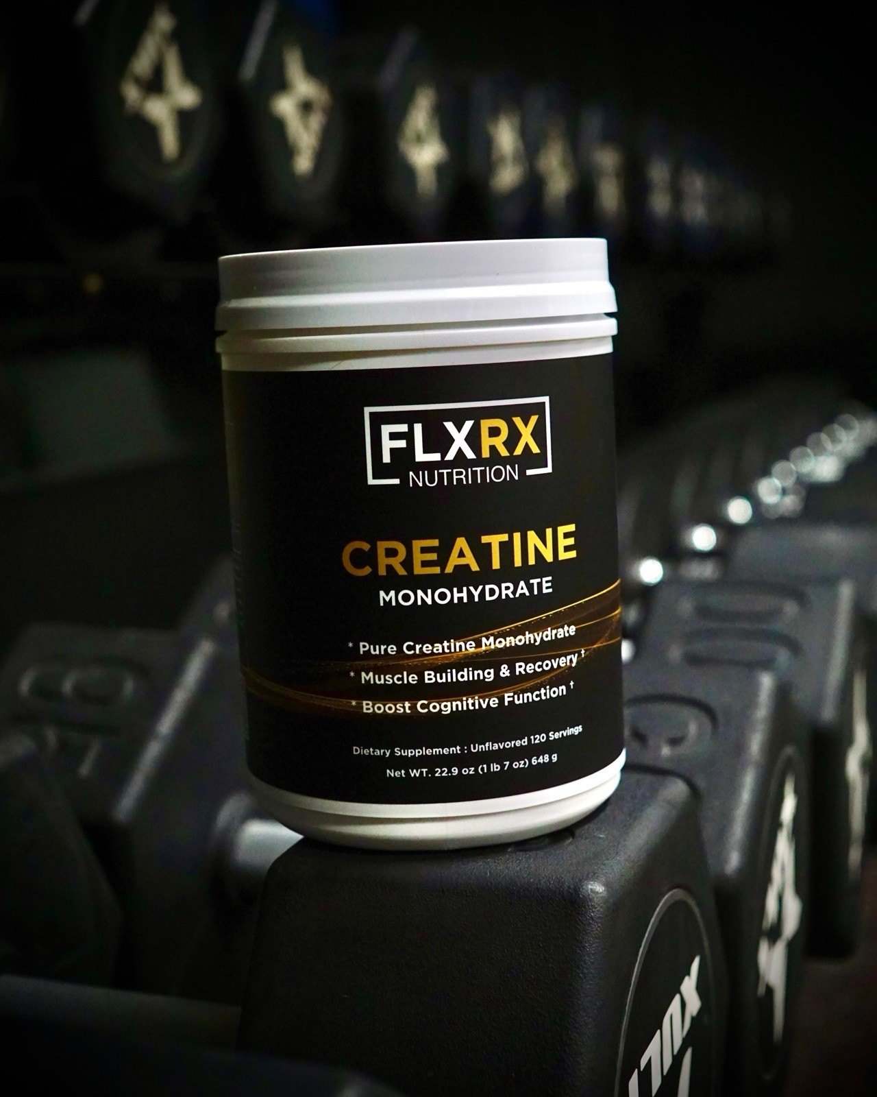 Pure Creatine Monohydrate Powder Unflavored 120 Servings