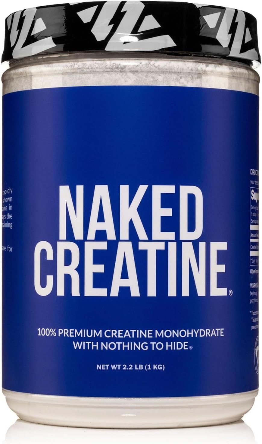 Unflavored Micronized Creatine – 200 Servings for Strength & Performance Support
