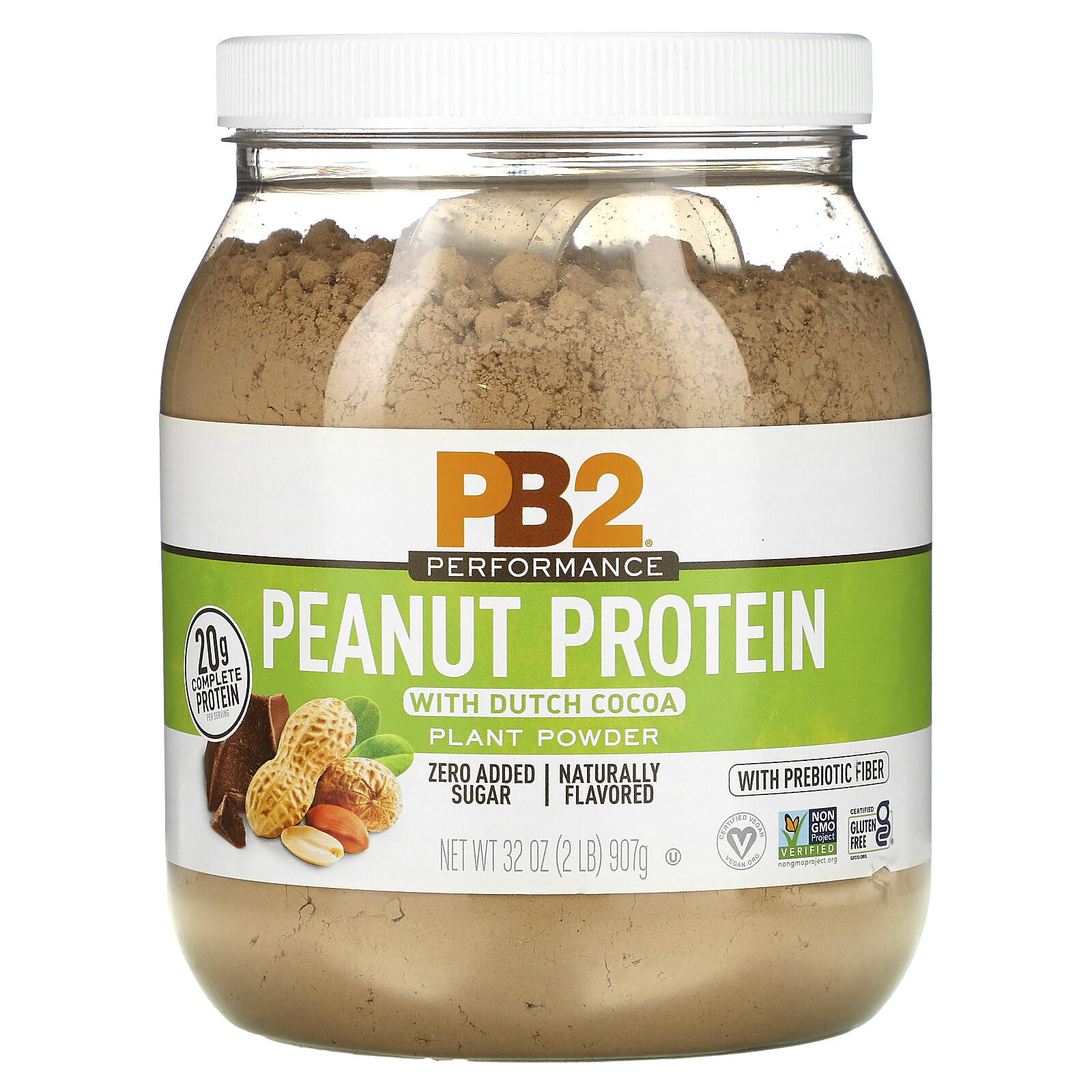 Peanut Protein with Dutch Cocoa, 32 oz (907 g)