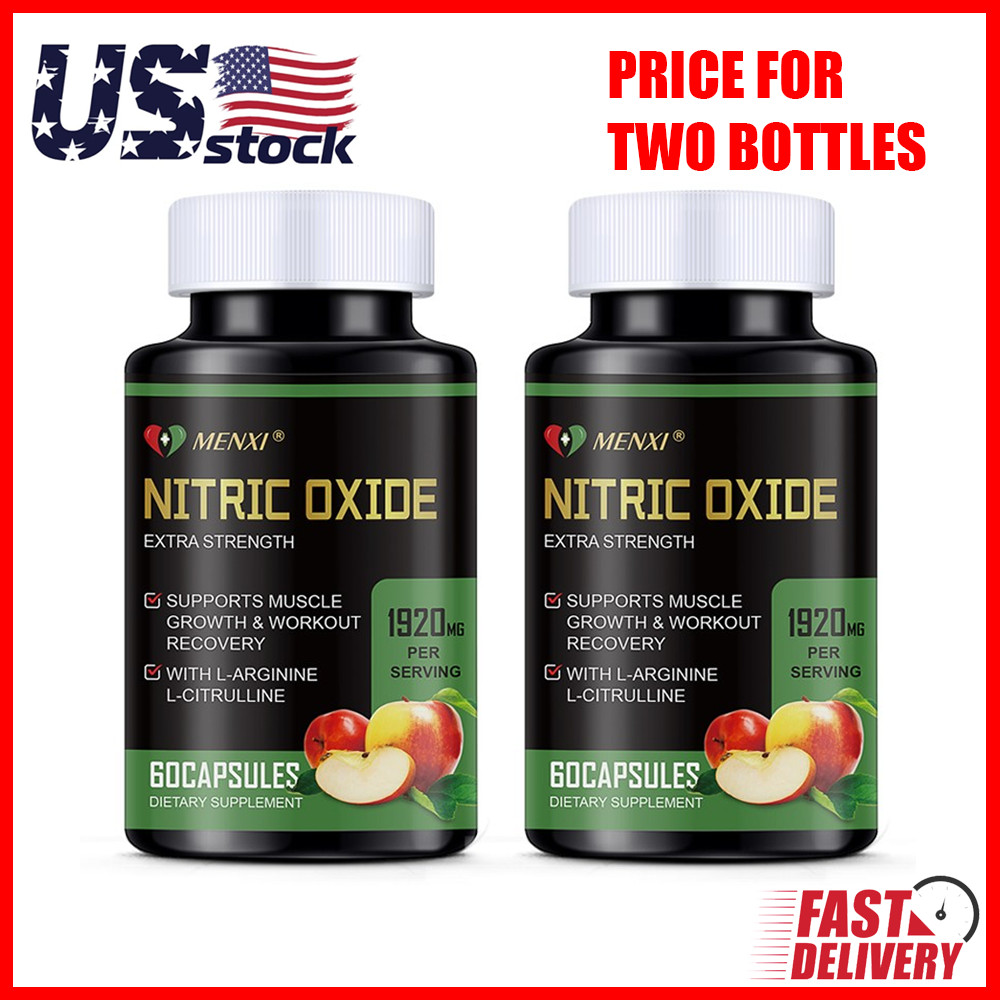 Extra Strength Nitric Oxide & Circulation Booster L-Arginine, L-Citrulline