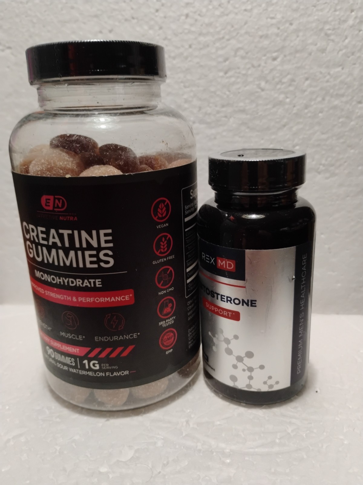 Creatine Gummies & Testosterone Booster Muscle Building Stack