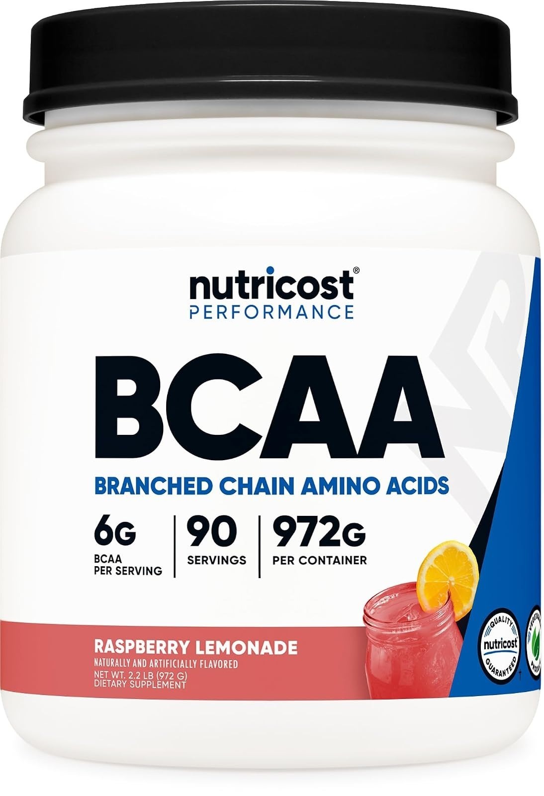 BCAA Powder (Unflavored, 30 Servings) – Vegetarian, Non-GMO, Gluten Free, Optima