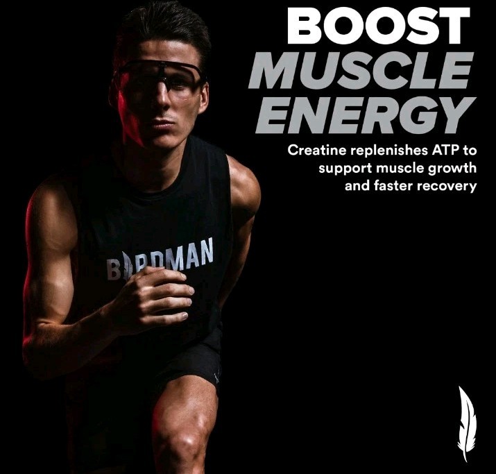 BIRDMAN Micronized Creatine Monohydrate Powder 80 Servings 400 g Exp. 4/2028