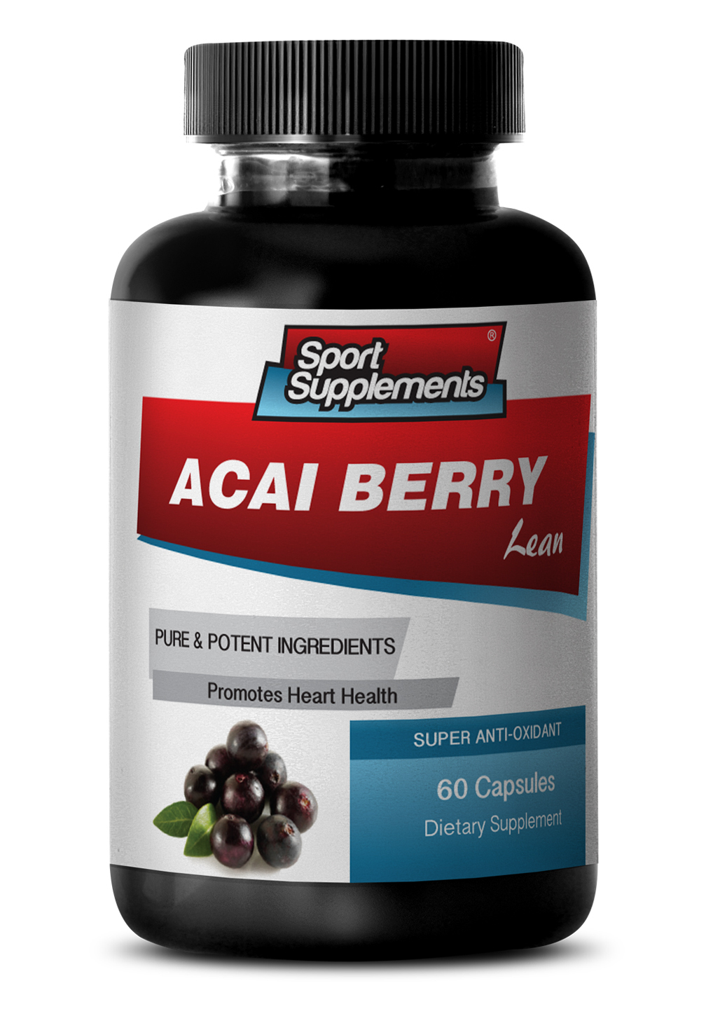 Sexual Drive Booster Caps – Acai Berry Lean 550mg – Acai Berry Extract Powder 1B