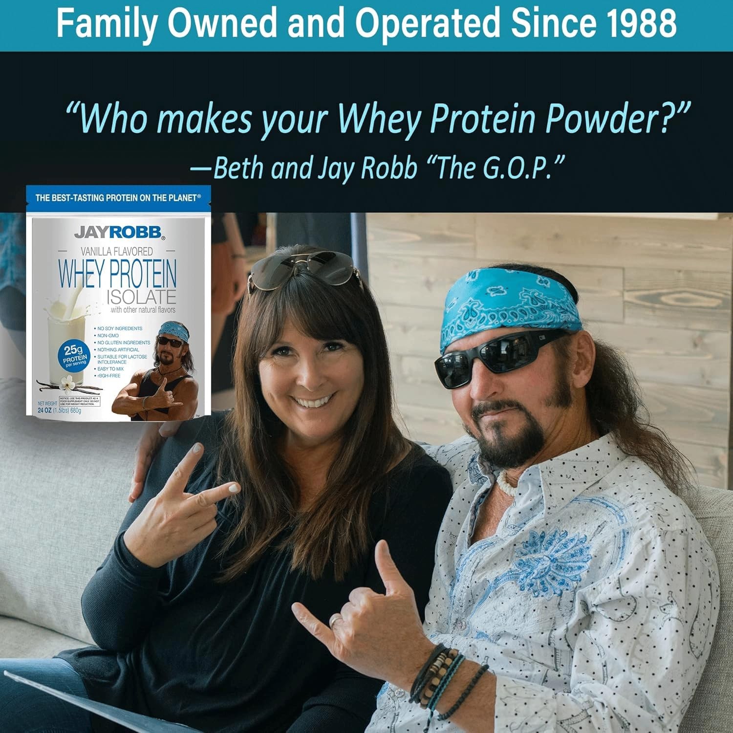 JAYROBB Whey Protein 1.5 Pound Vanilla
