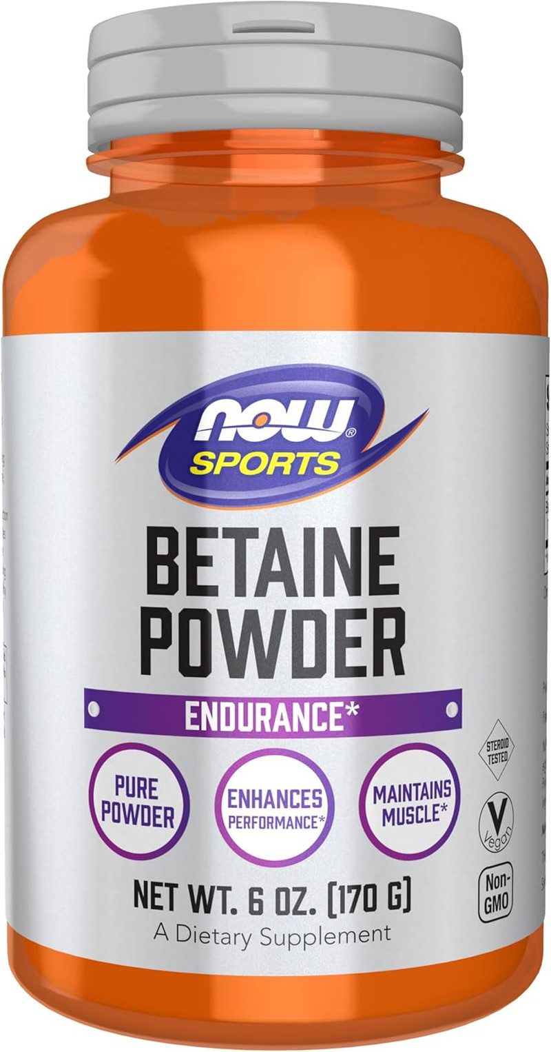 Now Sports Nutrition, Betaine Powder, Endurance*, Pure Powder, Enhances Performa