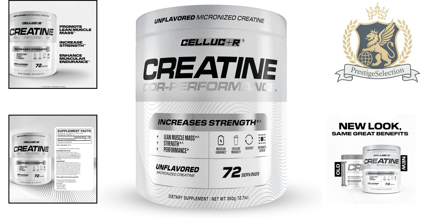 Micronized Creatine Monohydrate – 72 Servings for Enhanced Endurance & Recovery
