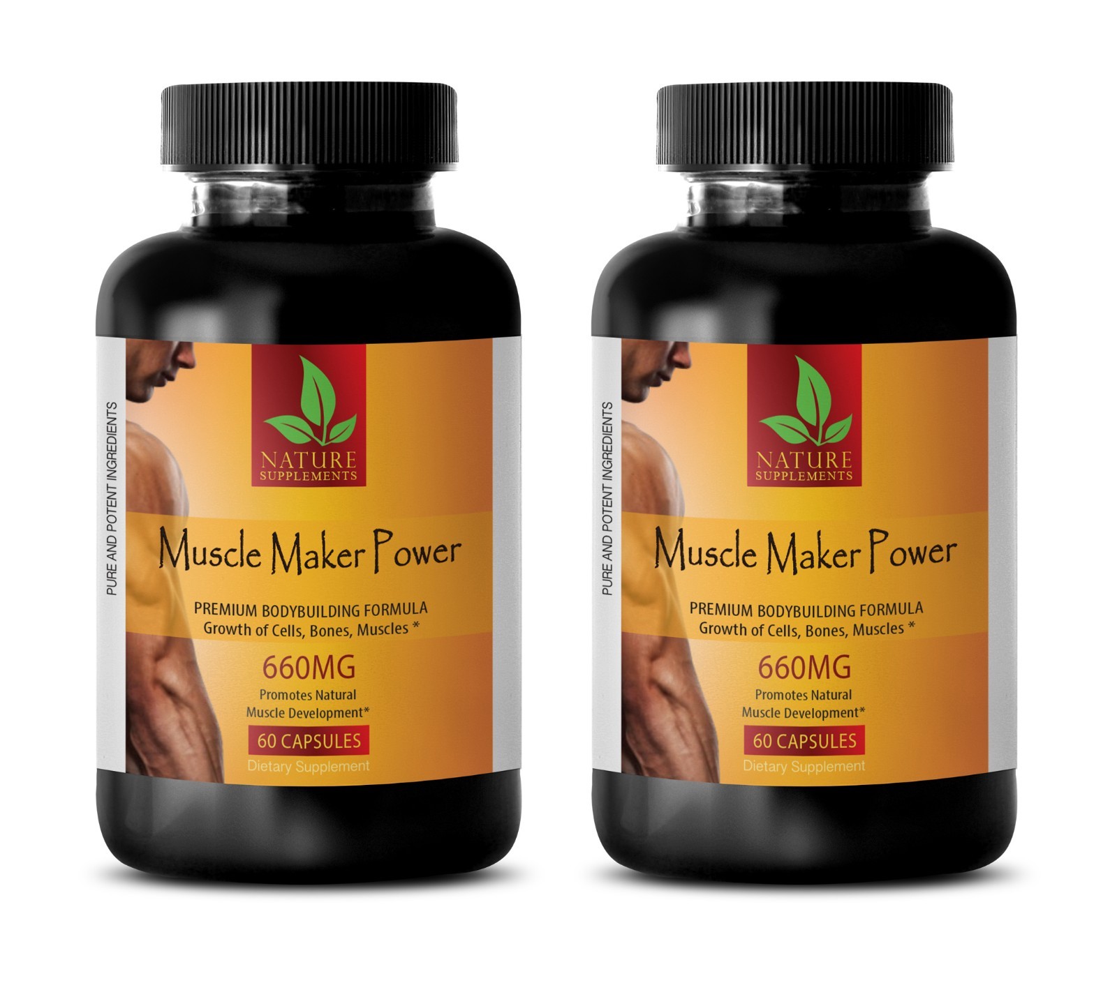 muscle gainer – MUSCLE MAKER POWER – extreme muscle growth – 2 Bottles