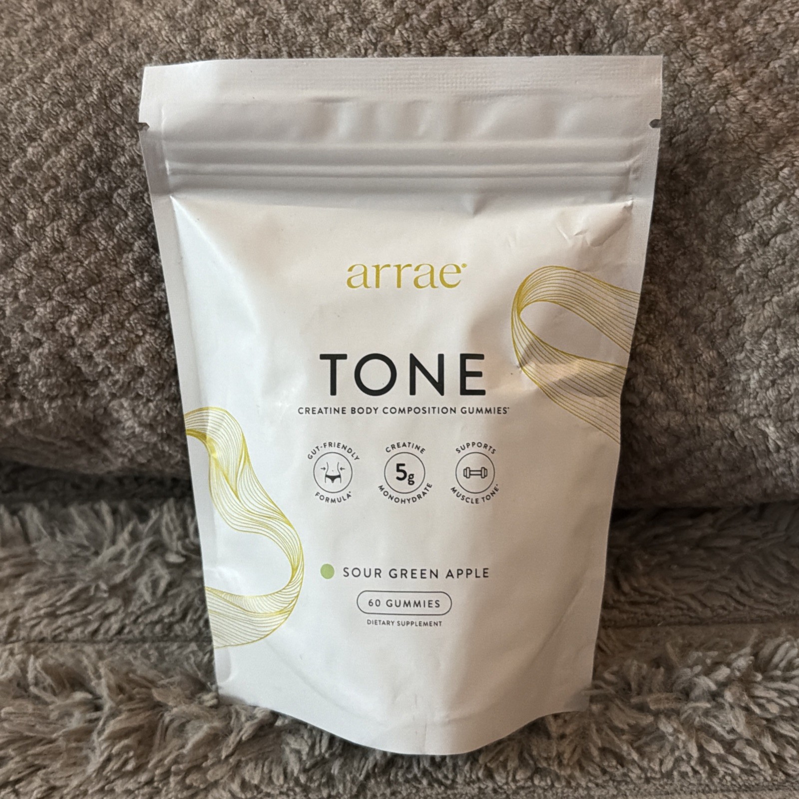 Arrae Tone Gummies – Creatine Monohydrate 5g for Women – Support Lean Muscle