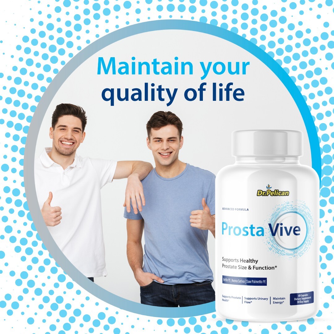 Prosta Vive – Prostate Support- 2 Bottles- 120 Capsules