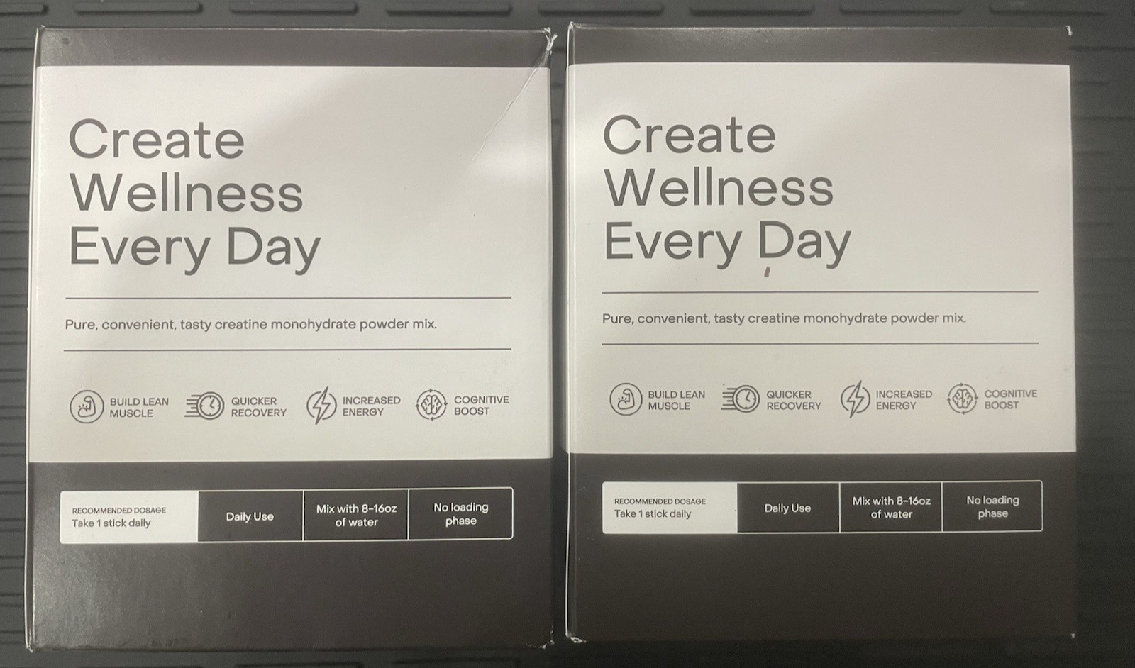(2) Create – Single Serve Creatine Monohydrate Powder – 5.4g – 60 STICKS 5.71 Oz