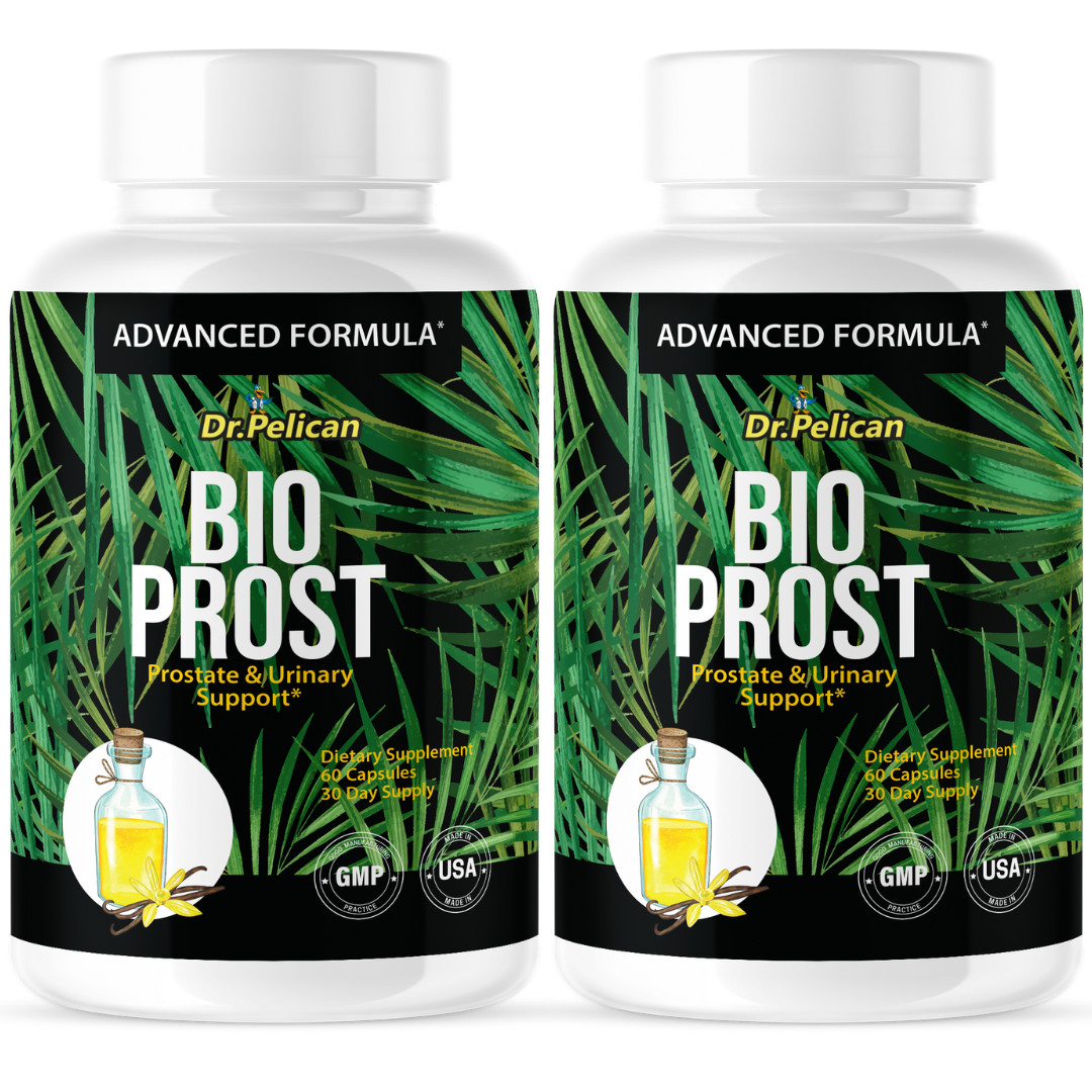 Bio Prost- Prostate Support- 2 Bottles- 120 Capsules