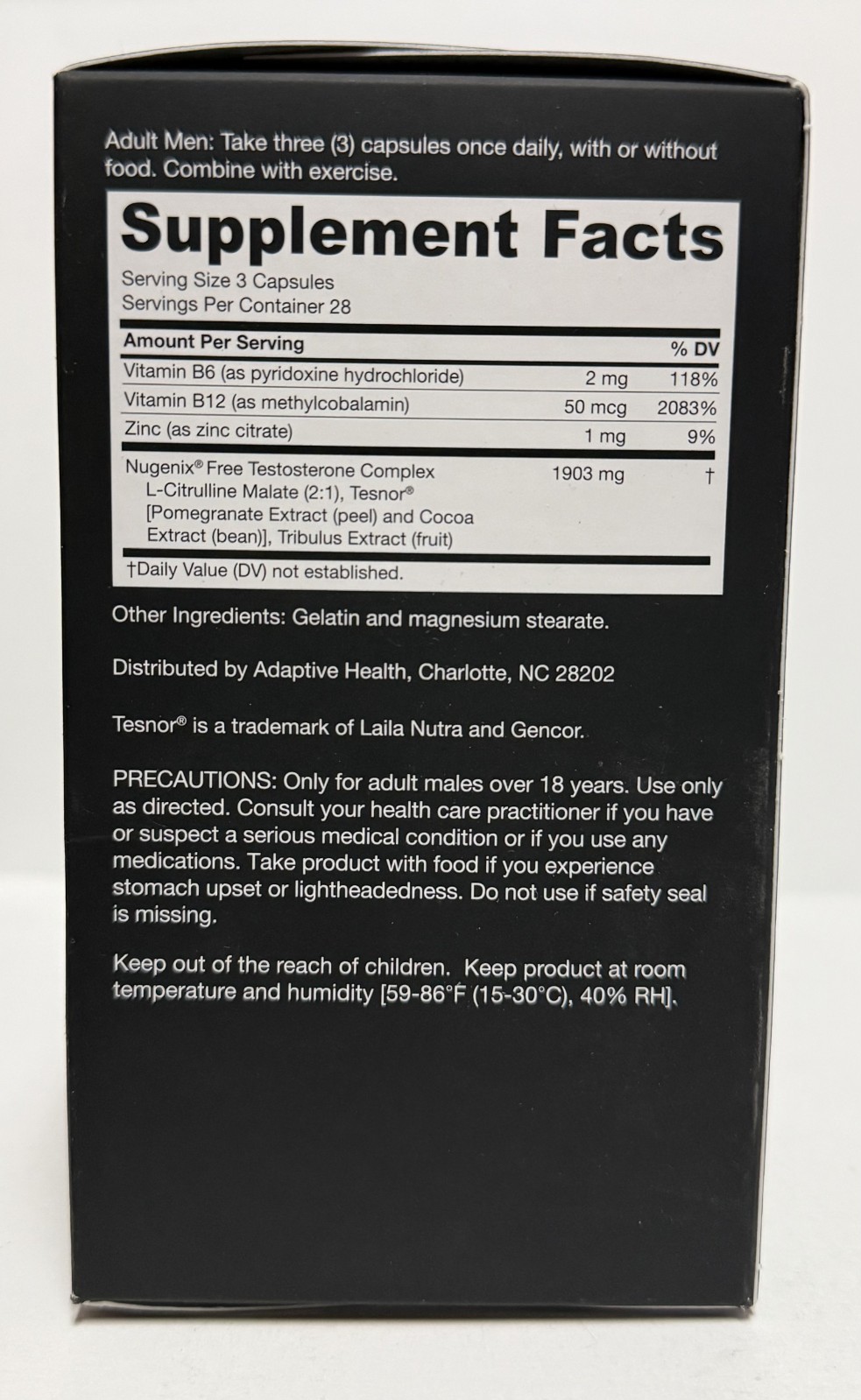 Nugenix [T-Boost] Free Test. Boosting Formula 84 Capsules Exp 05/2027+