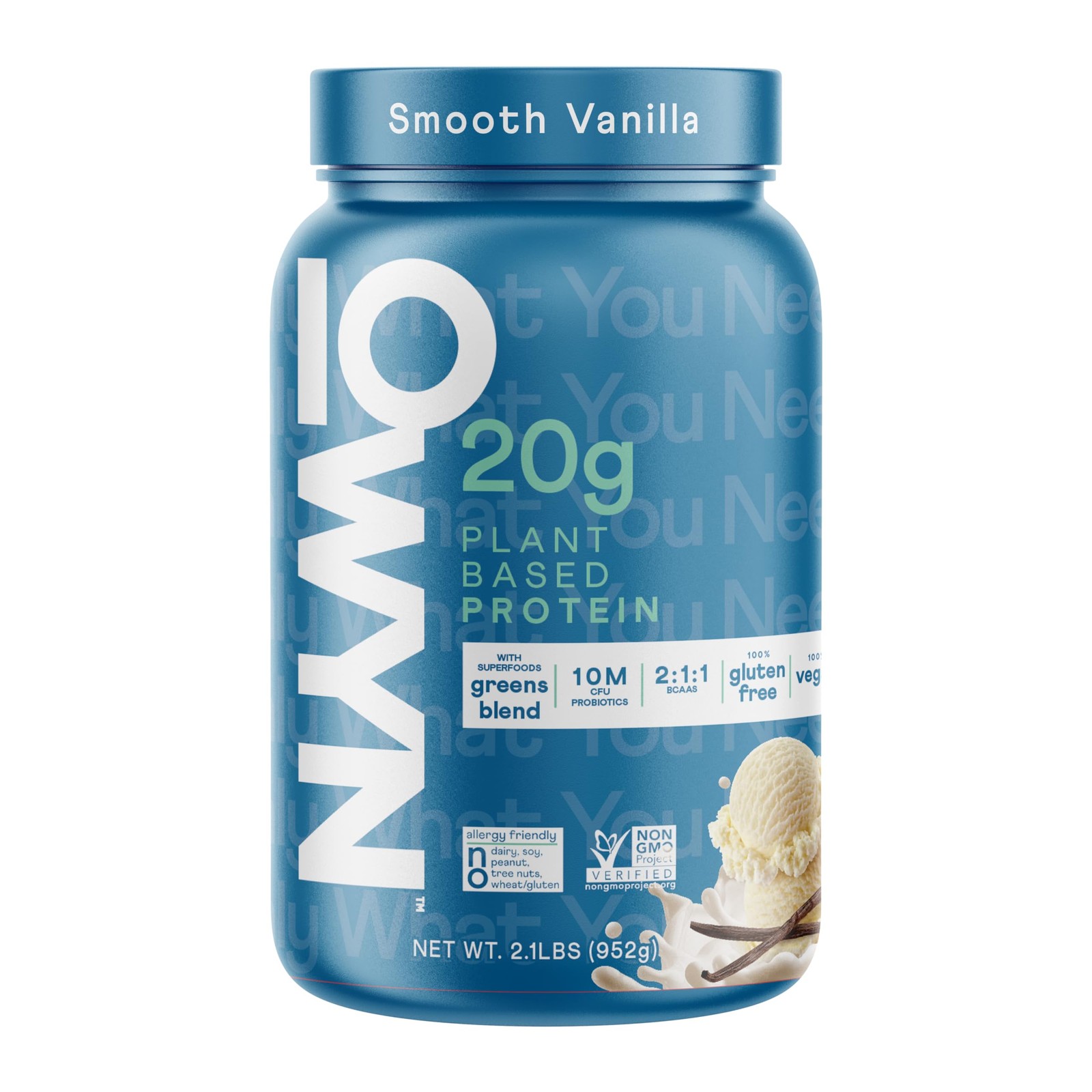 OWYN Dairy Free Protein Powder 20g Protein, Probiotics, Superfoods Greens, Pea C