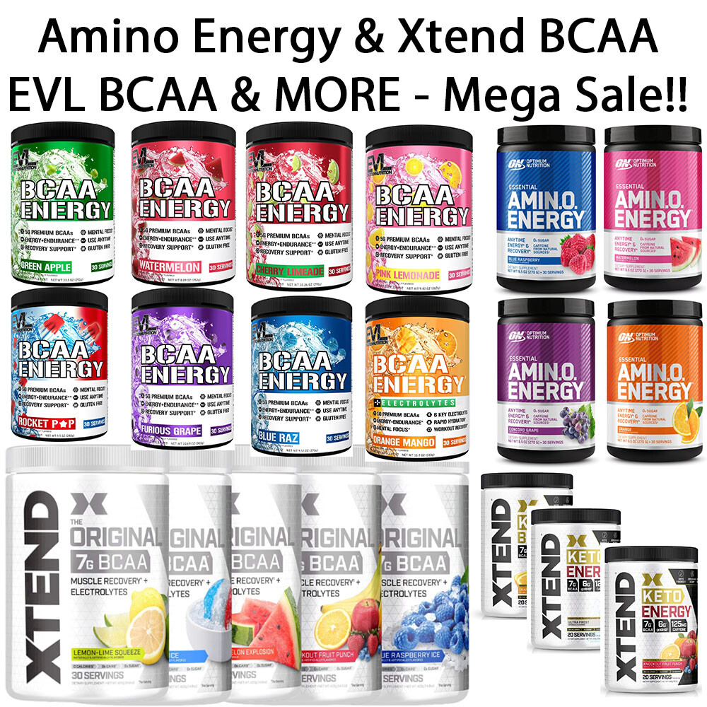 XTEND Original BCAA Powder Sugar Free Muscle Recovery Amino Acids 30 Serv – ALL