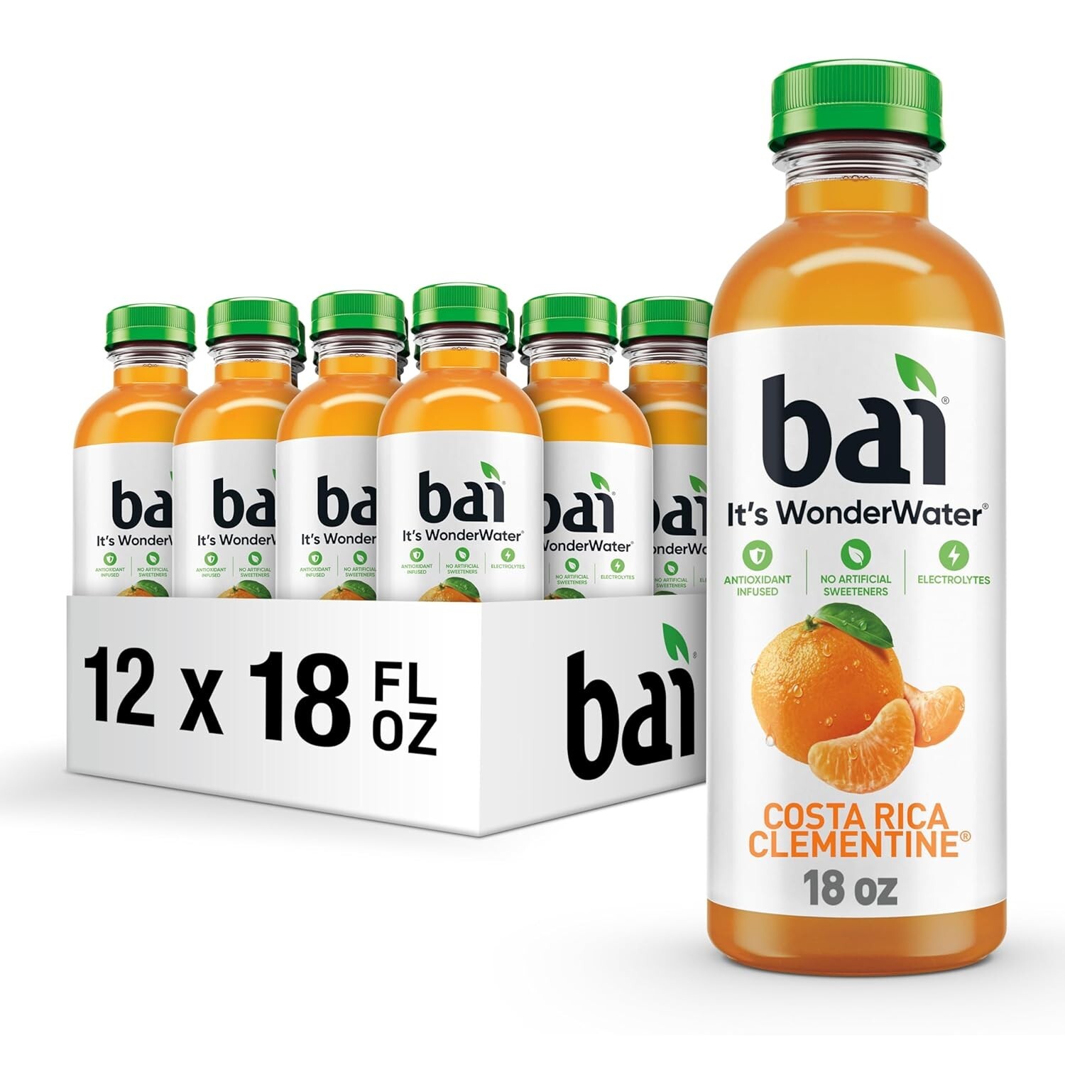 Bai Antioxidant Infused Water Beverage, Malawi Mango, with Vitamin C and No