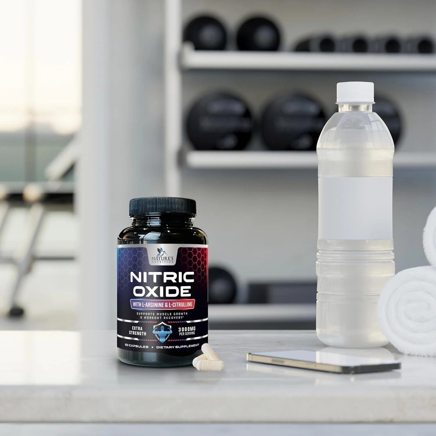 Nitric Oxide Booster Extra Strength 3000mg – L Arginine 3X Strength Nitric Oxide