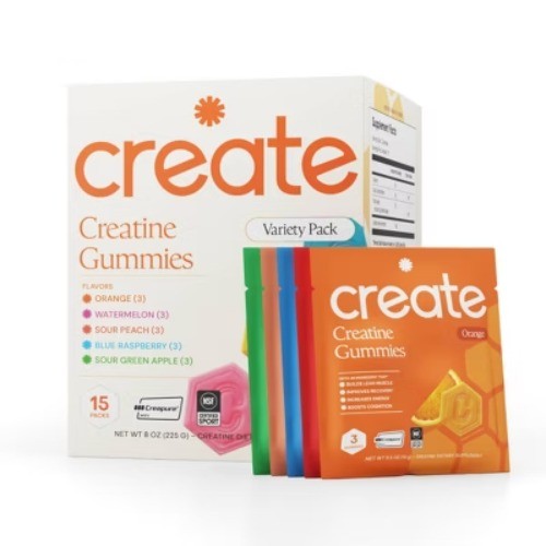 Create Wellness Gummies Made with Pure Creatine Monohydrate NSF Certified
