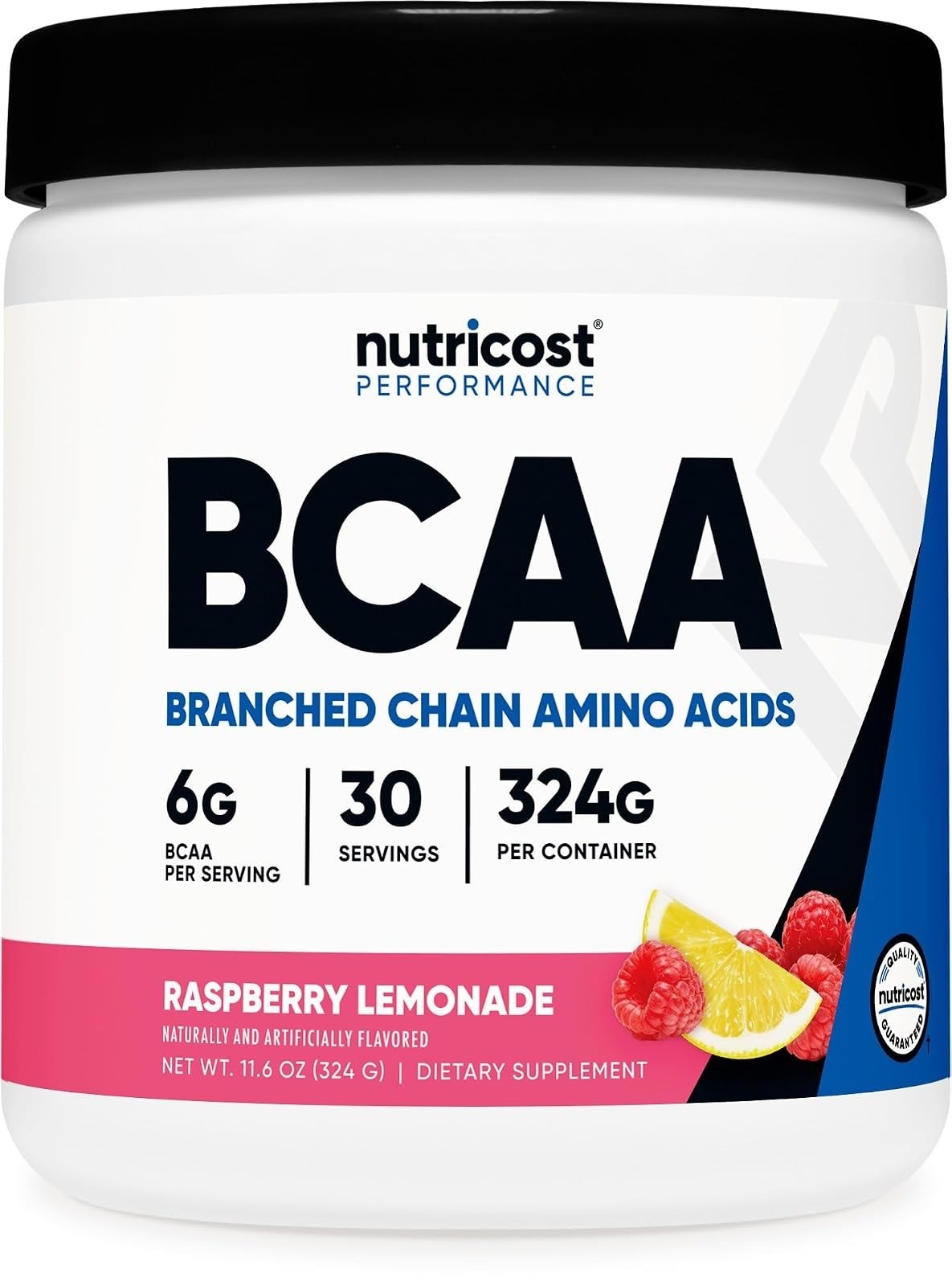 BCAA Powder (Unflavored, 30 Servings) – Vegetarian, Non-GMO, Gluten Free, Optima