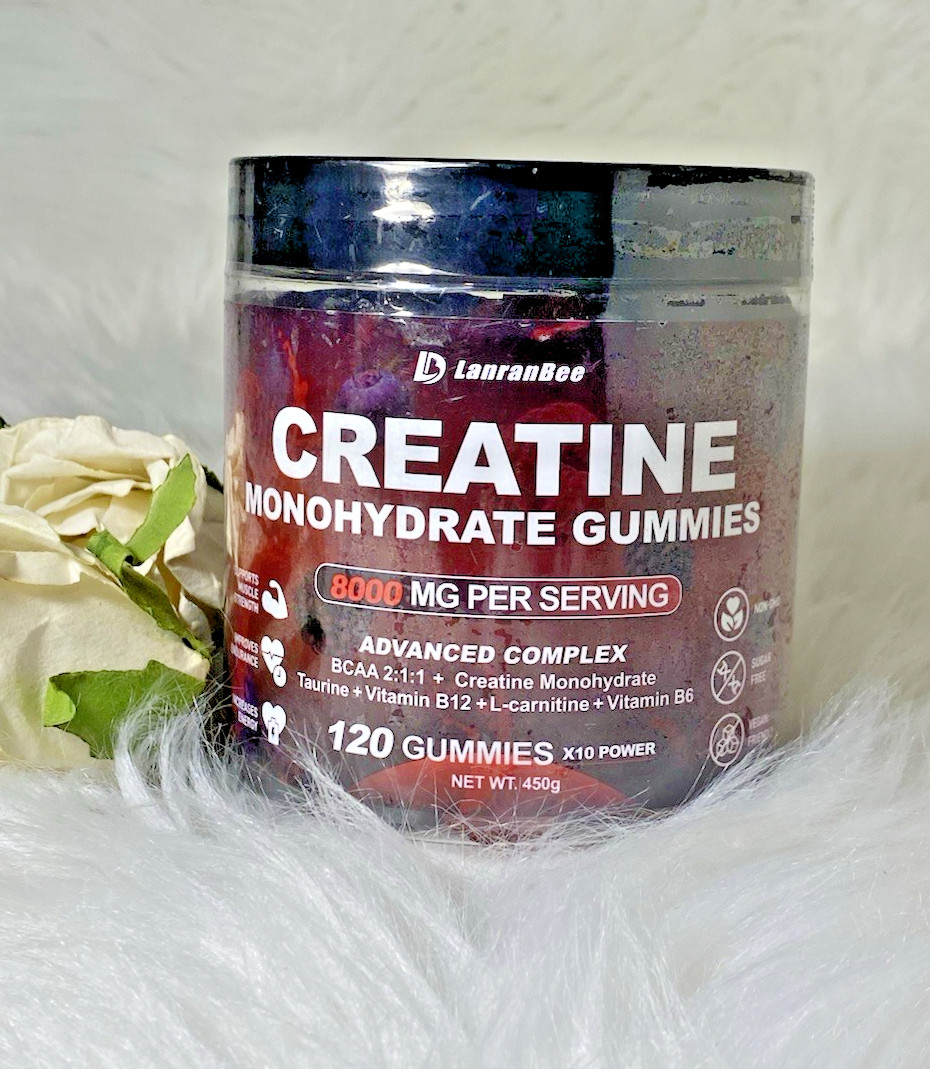 Creatine Monohydrate Gummies 8000mg L-Carnitine Taurine