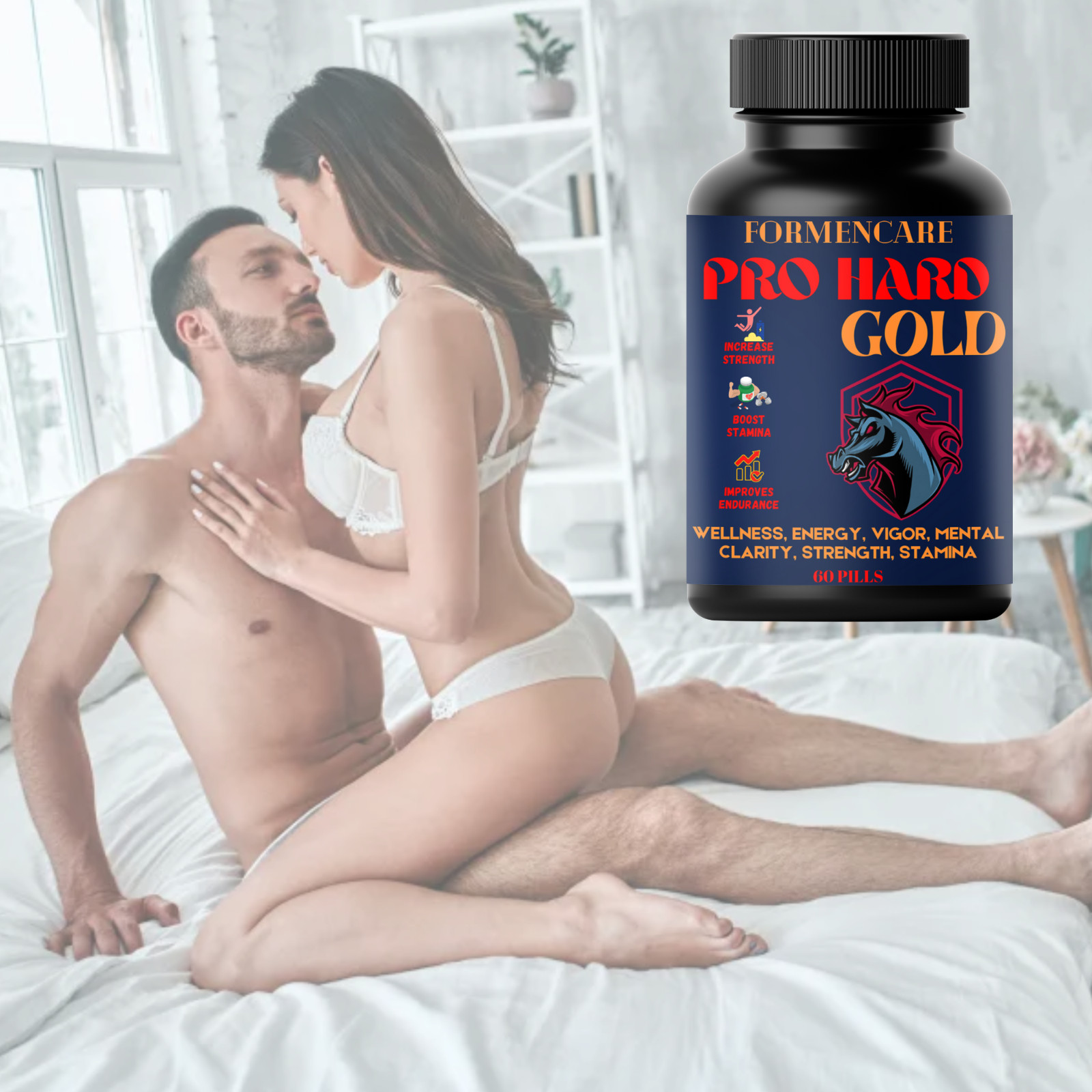 Erect-Man Extreme Potency Male Enhancement Pill! Last up to 3 Days! – 60 Pills !
