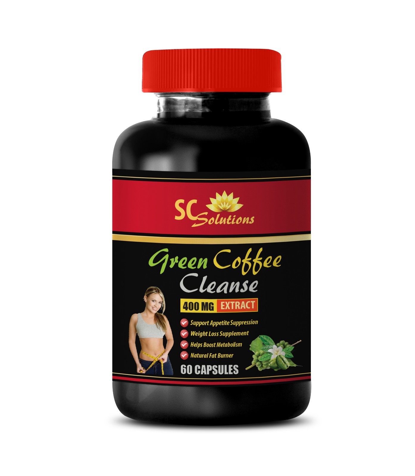 Green coffee antioxidant – PURE GREEN COFFEE CLEANSE – weight loss pills – 1 B