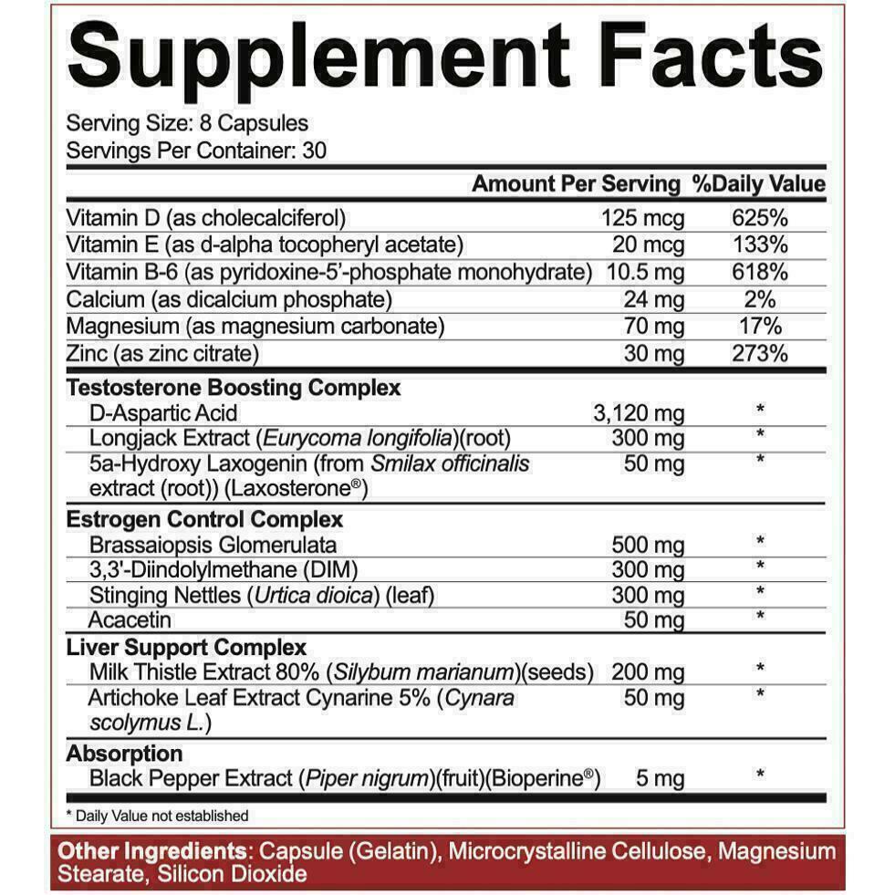 5% Nutrition POST GEAR Post Cycle Therapy 240 caps