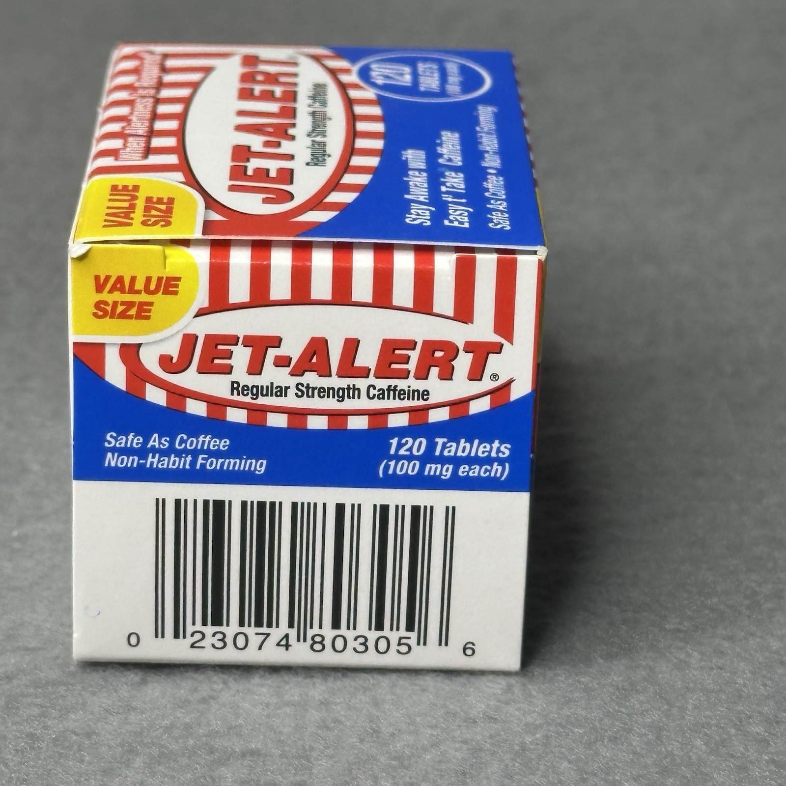 Lot 2 – Jet Alert Stay Awake Caffeine Tablets 120 caplets Each Exp 01/2030