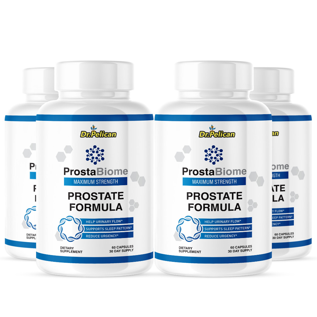 ProstaBiome – Prostate Support- 4 Bottles- 240 Capsules