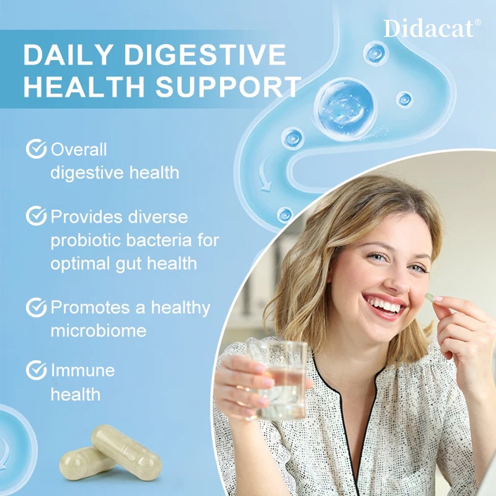 Probiotic Blend For Digestive Health Promote Bowel Regularity Gut Health 120