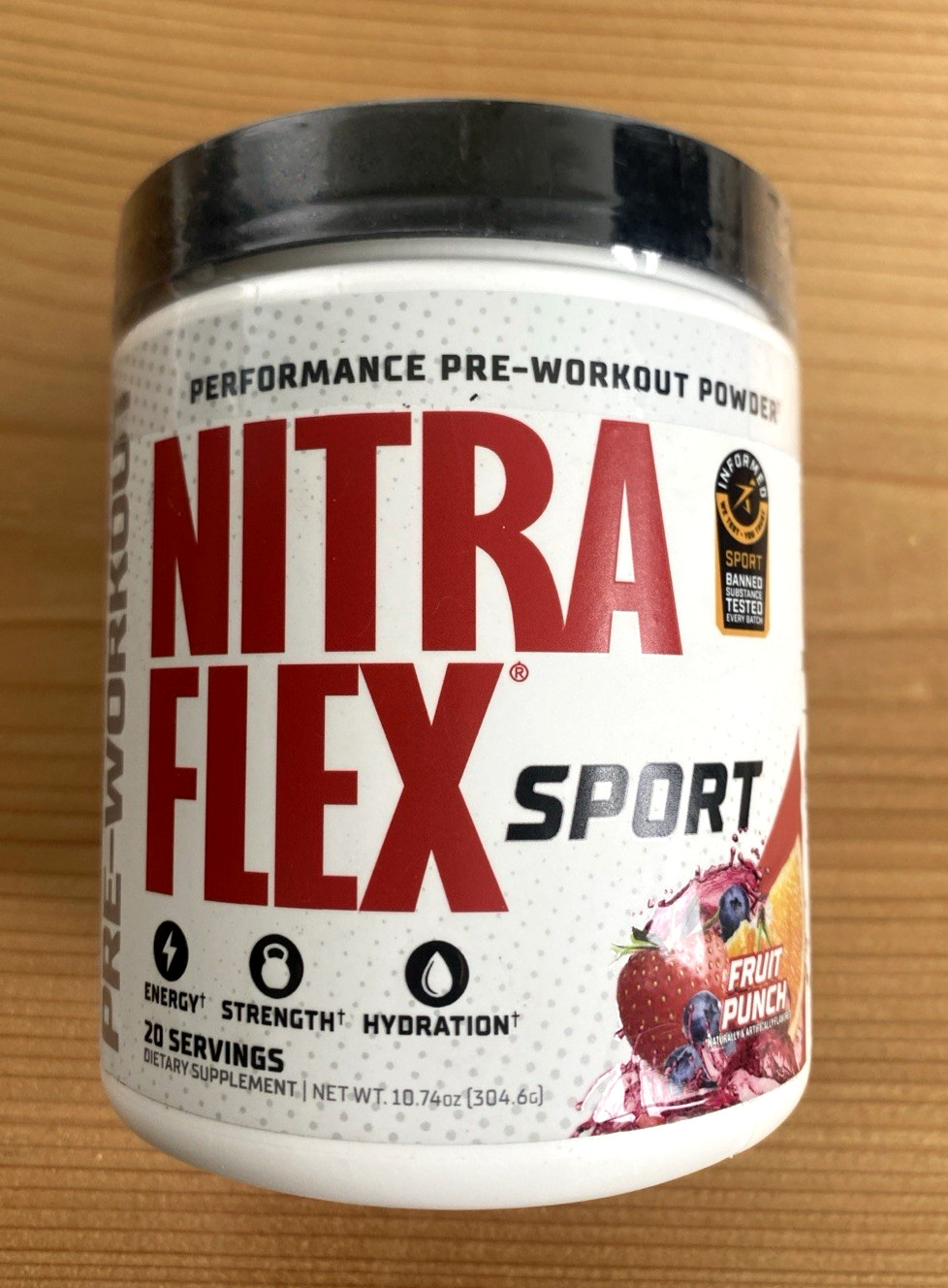 GAT Sport Nitraflex Pre-Workout ~Fruit Punch 10.74oz Exp 07/2027 sealed